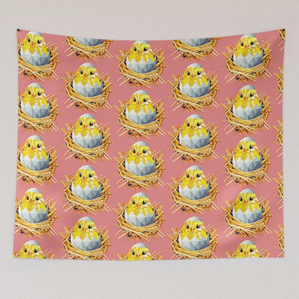 Item preview, Geometric chick in the nest – Easter joy & the beginning of spring designed and sold by Kisho.