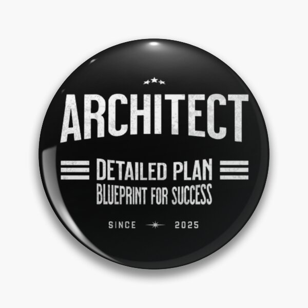 Item preview, Architect: Detailed Plan, Blueprint for Success - Grunge Style designed and sold by Syrupulse.