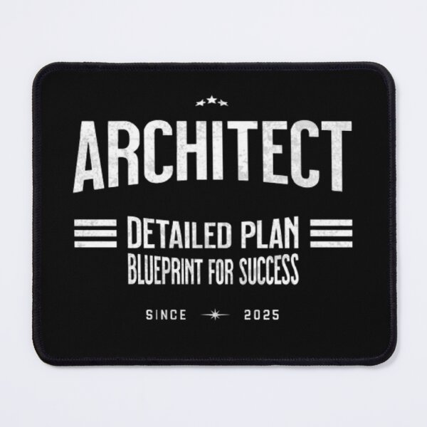 Item preview, Architect: Detailed Plan, Blueprint for Success - Grunge Style designed and sold by Syrupulse.