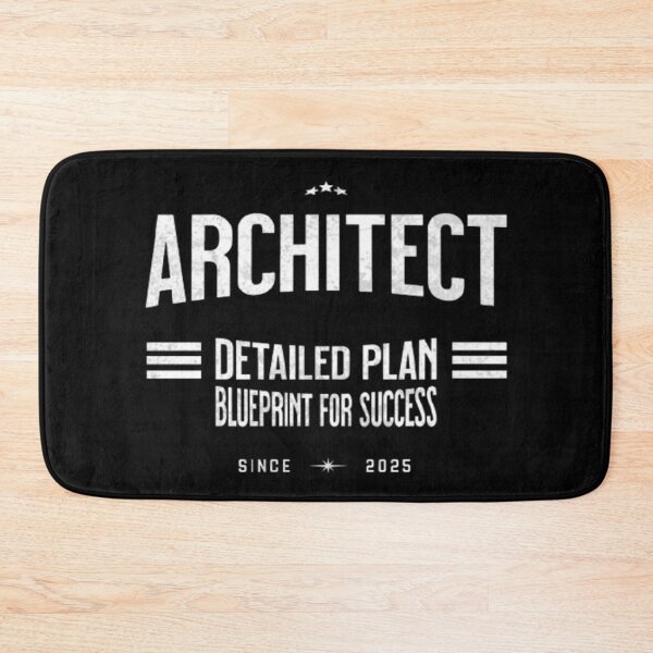 Item preview, Architect: Detailed Plan, Blueprint for Success - Grunge Style designed and sold by Syrupulse.