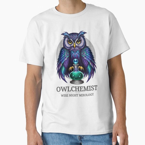 Item preview, Alchemy Owls: Owlchemist - Wise night mixology designed and sold by CKDesignStudio.