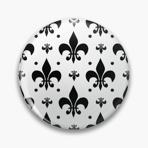Item preview, White Background Fleur-de-lis Pattern Design  designed and sold by PatternTitan.
