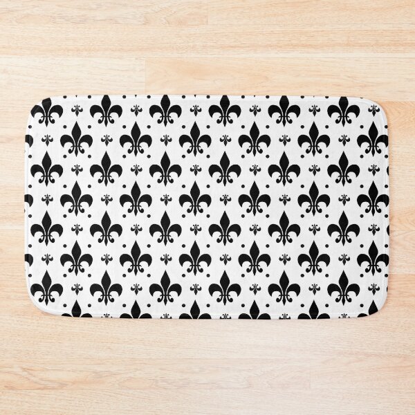 Item preview, White Background Fleur-de-lis Pattern Design  designed and sold by PatternTitan.