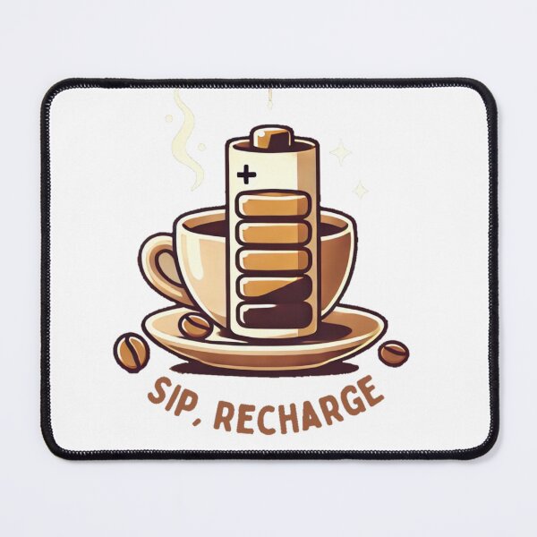 Item preview, Sip, recharge, coffee, addict, brown, cup  designed and sold by B-M-Store.