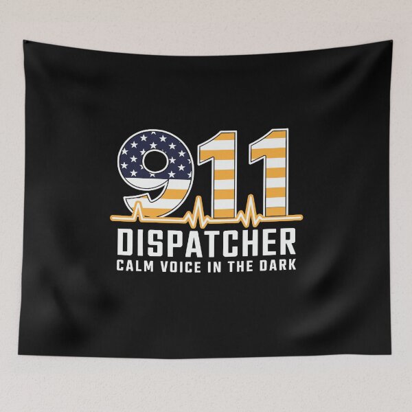 Item preview, 911 Dispatcher calm voice in the dark designed and sold by tmerchtrends.