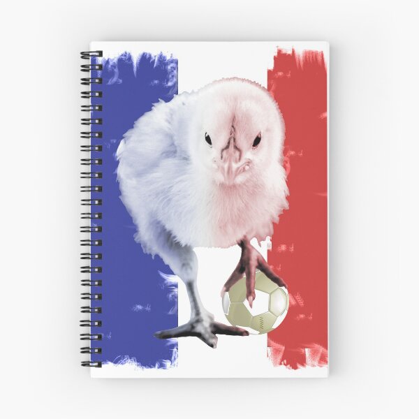 Item preview, Football rooster France chick with ball flag gift designed and sold by MeisterM.