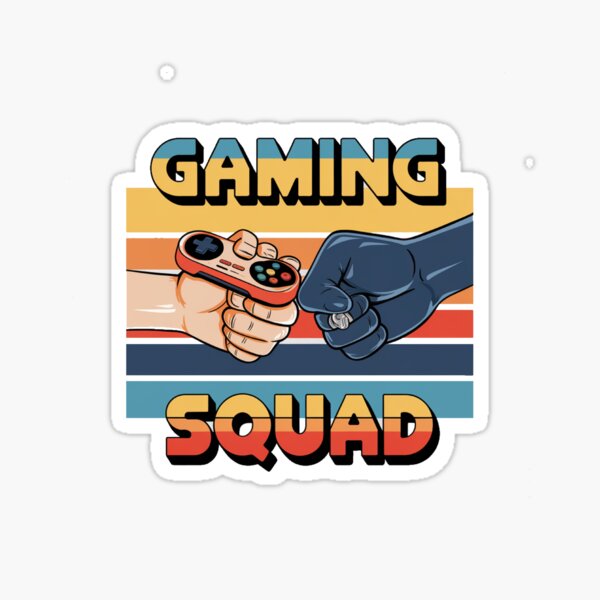 Item preview, Gaming Squad - Retro Gamer Fist Bump | Vintage Video Game Design designed and sold by designedbyNil.