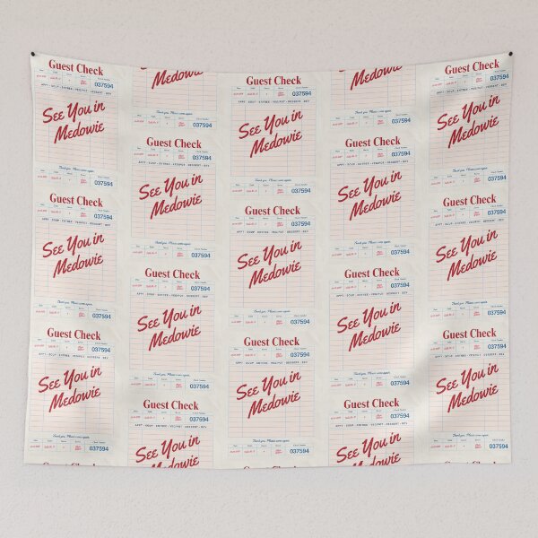Item preview, See You in Medowie - Vintage Diner Guest Check Travel Print designed and sold by RM-Journey.