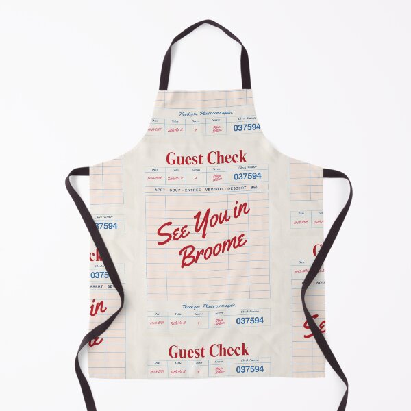 Item preview, See You in Broome - Vintage Diner Guest Check Travel Print designed and sold by RM-Journey.