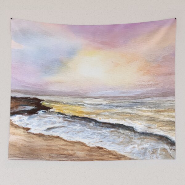 Item preview, Splendid sunset on the beach designed and sold by NathBros.