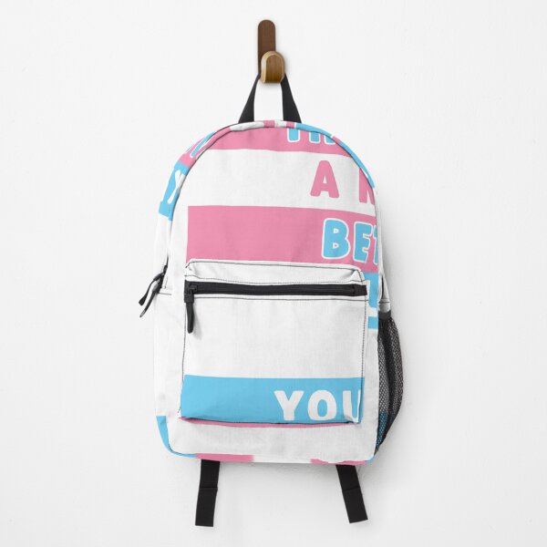 Item preview, you make the world a much better place trans flag designed and sold by goblinbabe.