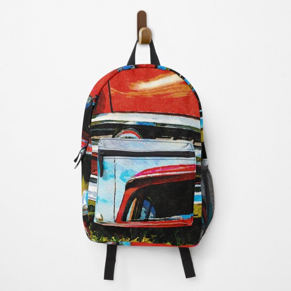 Item preview, Watercolor artwork of a 1951 Ford car in a scenic outdoor setting designed and sold by GestaltImagery.