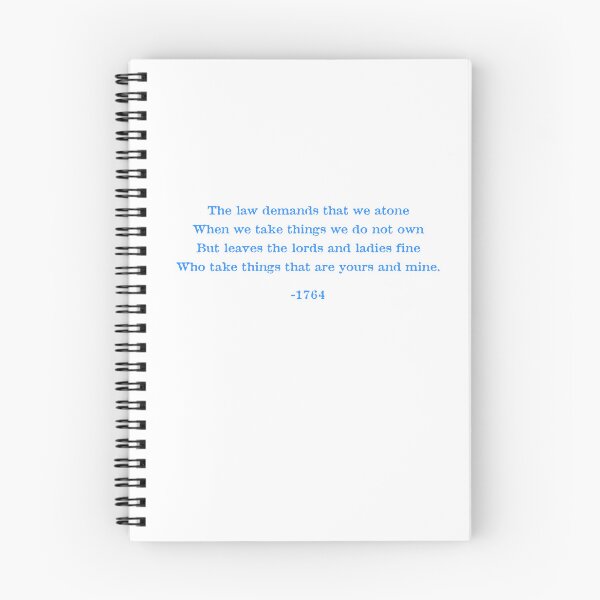 Item preview, The law demands that we atone - classic nursery rhyme designed and sold by Signs for Dark Times.