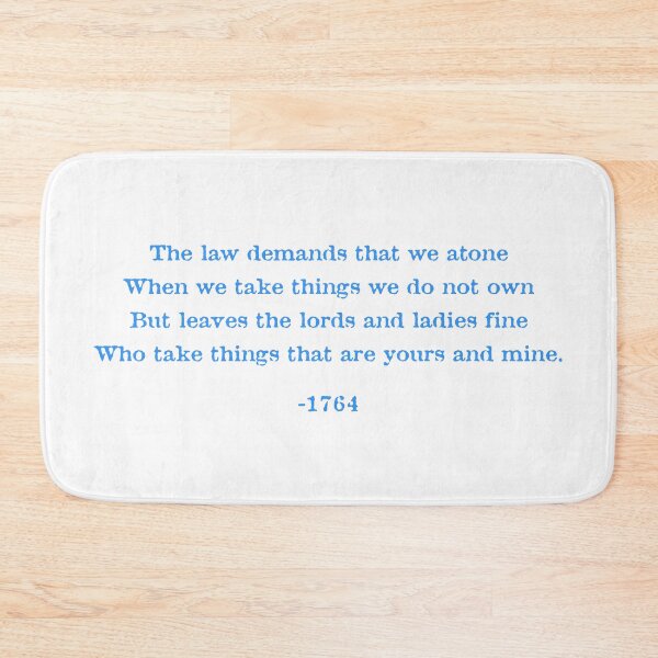 Item preview, The law demands that we atone - classic nursery rhyme designed and sold by Signs for Dark Times.