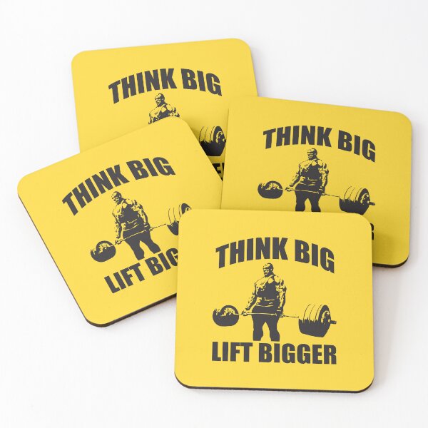 Item preview, THINK BIG, LIFT BIGGER - Ronnie Bodybuilding Motivational designed and sold by chantastical.