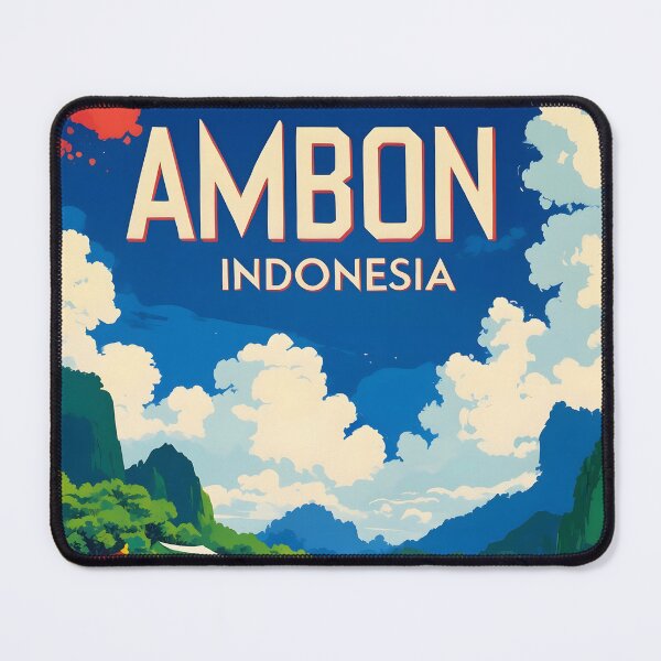 Item preview, Ambon Indonesia Vintage Travel Tourism designed and sold by TravelersGems.