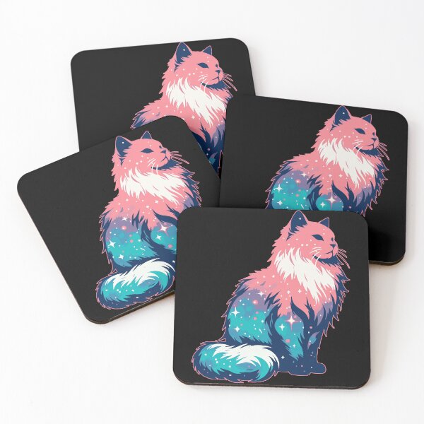 Item preview, Cute Cosmic Cat Stars Pastel Goth designed and sold by TomFrontierArt.