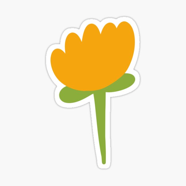 Item preview, Playful Yellow Flower Illustration designed and sold by SheDesign.