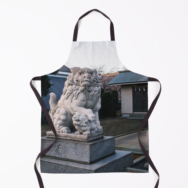 Item preview, Komainu Lion-Like Guardian at Japanese Shinto Shrine designed and sold by Pix4Japan.
