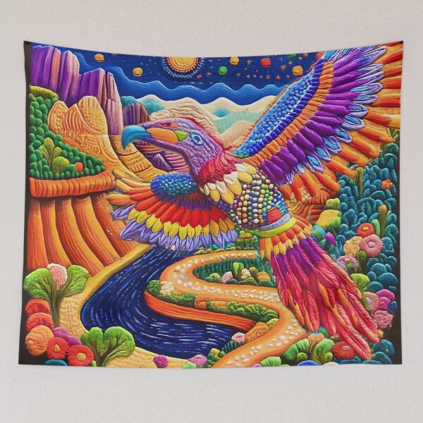 Item preview, Canyon Soar - Dream of the Thunderbird designed and sold by stevepmp.