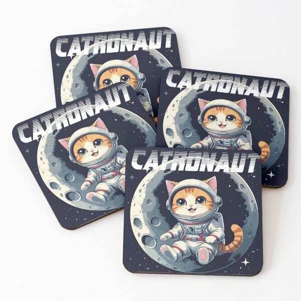 Item preview, CATRONAUT cat astronaut  cute cartoon designed and sold by Panya-Design.