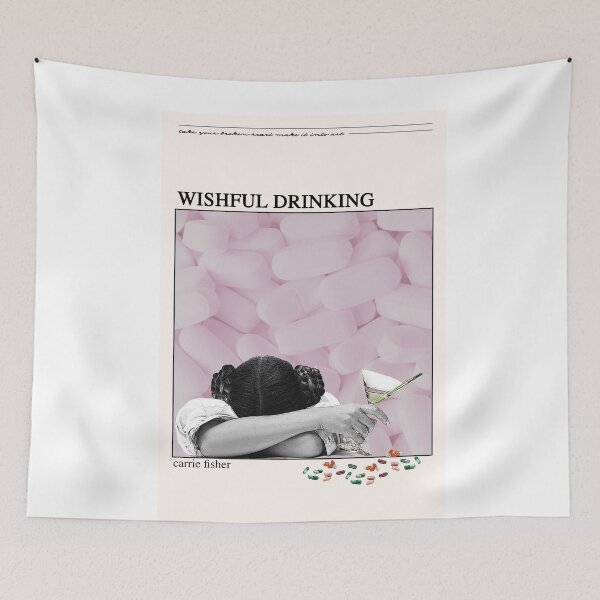 Item preview, Carrie Fisher Wishful Drinking Poster  designed and sold by baranskini.