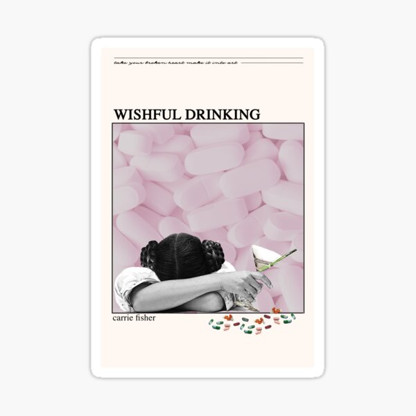 Item preview, Carrie Fisher Wishful Drinking Poster  designed and sold by baranskini.