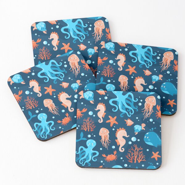 Item preview, Sea Animals, Underwater, Marine life designed and sold by CHERRY--SHOP.