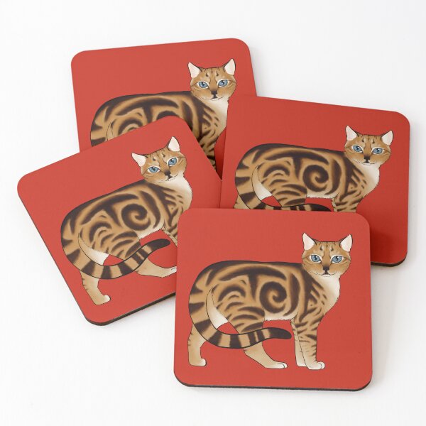 Item preview, Golden Blotched tabby Cat designed and sold by terrifying.