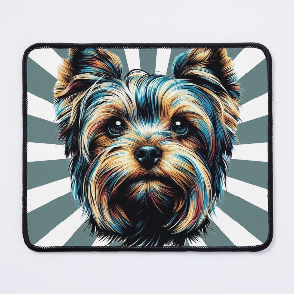 Item preview, Retro Sunburst Yorkie designed and sold by adriana-holmes.