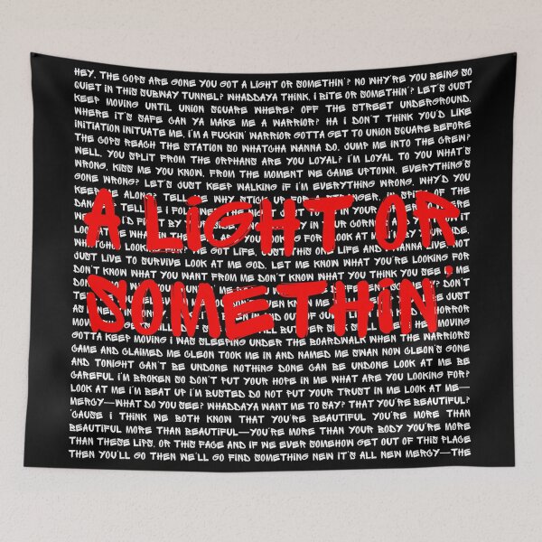 Item preview, Warriors lyrics designed and sold by broadwaygirl142.