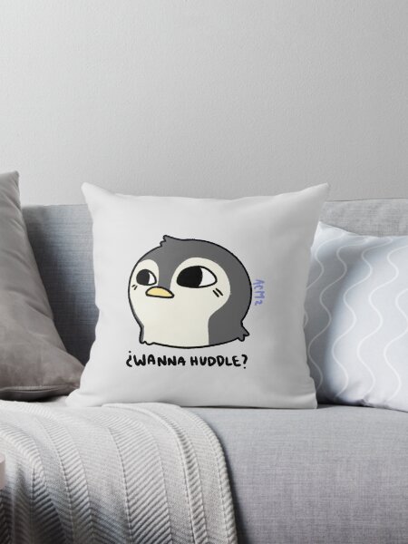 Vista previa del artículo con la obra «Quiero acurrucarme - Bob el Penglin», diseñado y vendido por 1CMsqd.