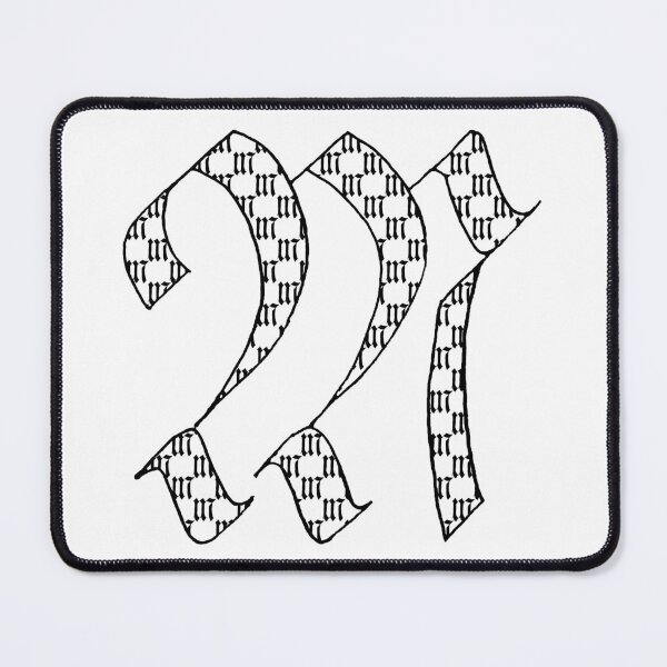 Item preview, Elegant calligraphy design of the initial M, perfect for art and typography lovers. Great as a gift for milestones, fitting for Handwriting Day, Calligraphy Day, and World Art Day! designed and sold by ArtsOfLetters.