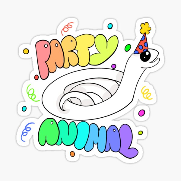 Item preview, Party animal designed and sold by CreationsByFey.