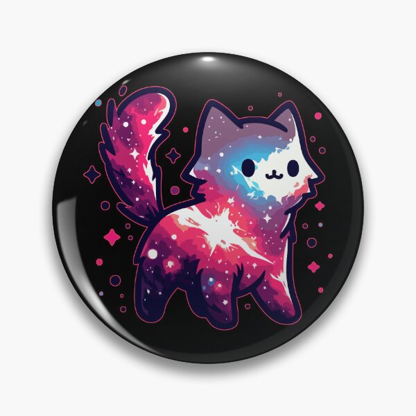 Item preview, Kawaii Cosmic Cat Stars Nebula designed and sold by TomFrontierArt.
