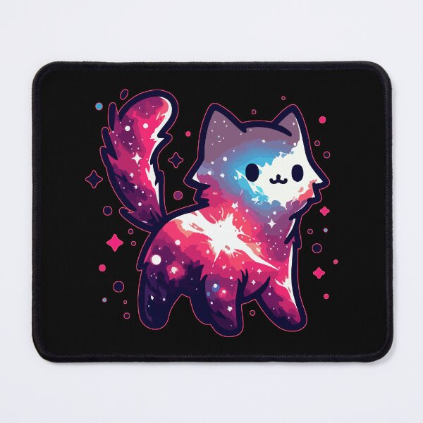 Item preview, Kawaii Cosmic Cat Stars Nebula designed and sold by TomFrontierArt.
