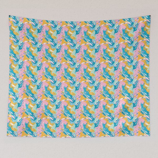 Item preview, Vibrant Dance of Colored Water designed and sold by MidArtForge.