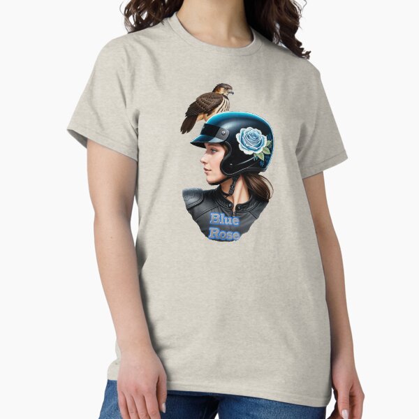 Item preview, Blue Rose: Female Biker designed and sold by T-Vergent.