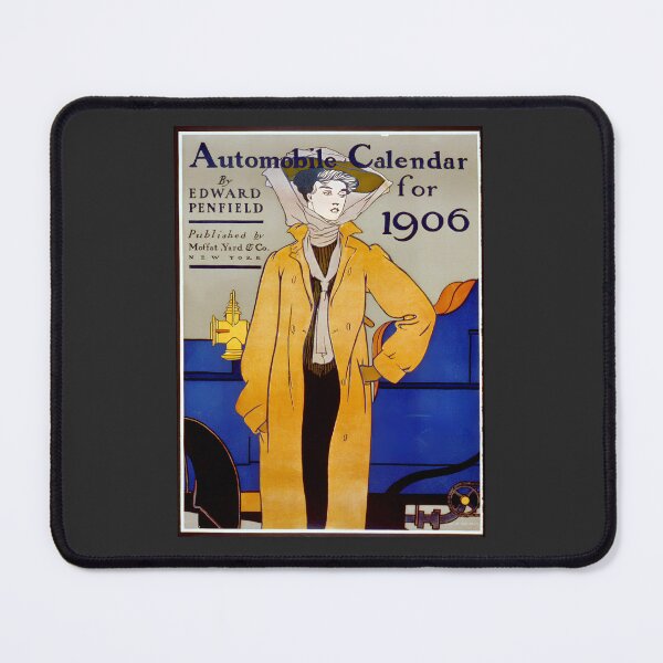 Item preview, 1906 Vintage American Car Poster – Classic Edward Penfield Illustration designed and sold by paulo silveira.