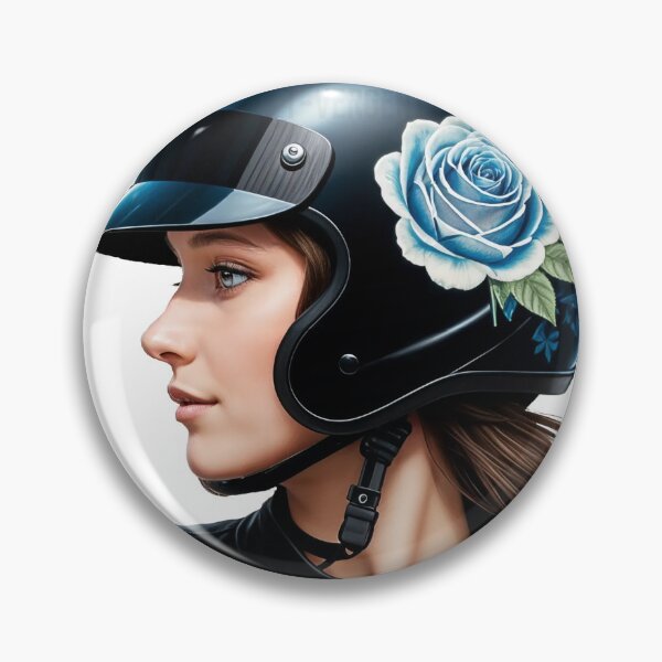 Item preview, Blue Rose: Female Biker designed and sold by T-Vergent.