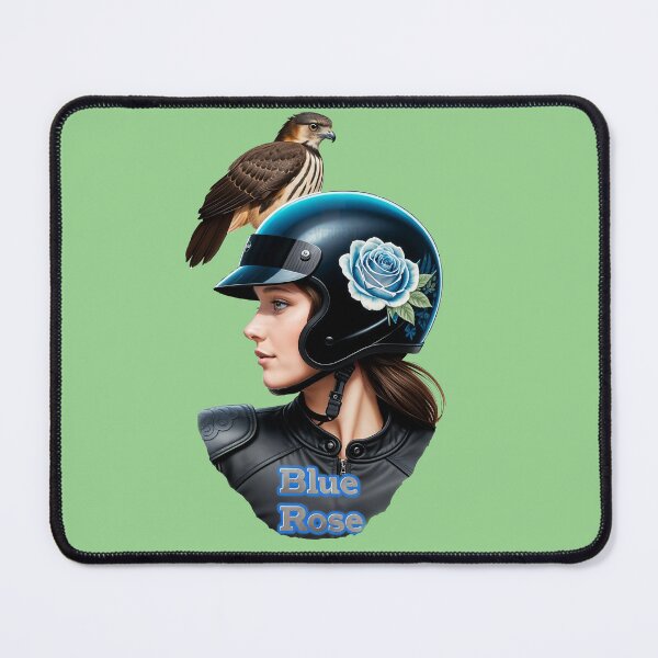 Item preview, Blue Rose: Female Biker designed and sold by T-Vergent.