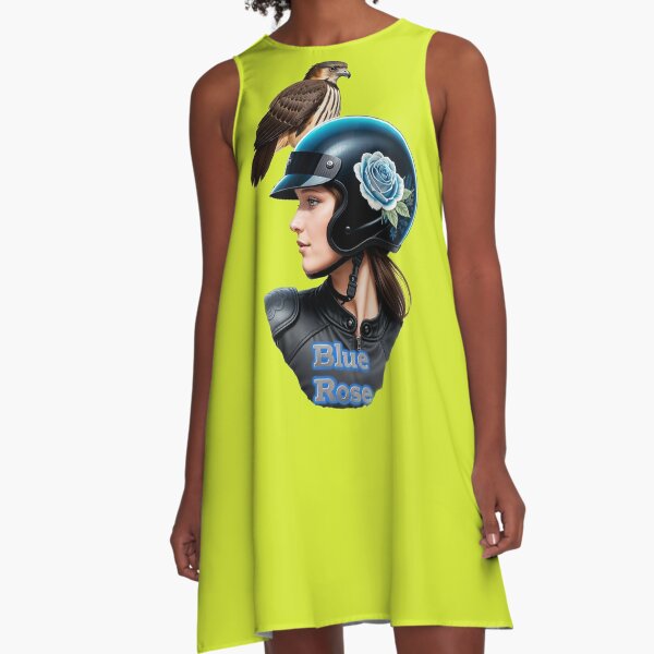 Item preview, Blue Rose: Female Biker designed and sold by T-Vergent.