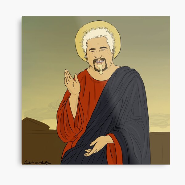 Guy Fieri Jesus Metal Print
