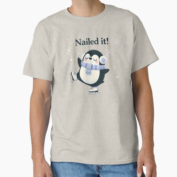 Item preview, Cute Penguin Skating T-Shirt designed and sold by Hooi-Boon-Sin.