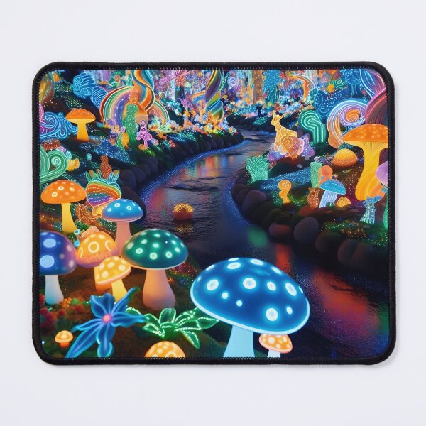 Item preview, Neon color magical forest designed and sold by Todo Shop.