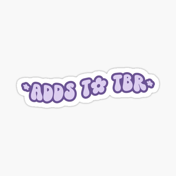 Artikel-Vorschau von adds to tbr (to be read) - purple, designt und verkauft von catdiasart.