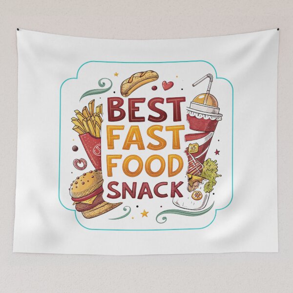 Artikelvorschau, BESTER FAST-FOOD-SNACK entworfen und verkauft von Marketing Products Trust.