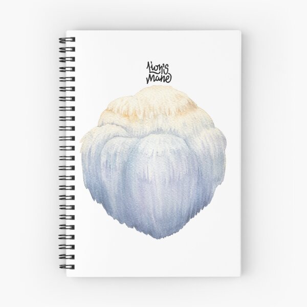 Item preview, Watercolor Lion's Mane Mushroom designed and sold by Ekaterina Glazkova.