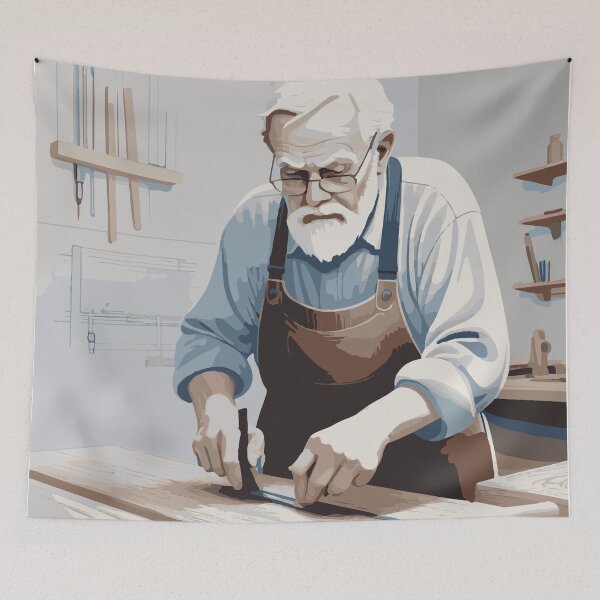 Item preview, Old Man woodworking  designed and sold by After De Moment.