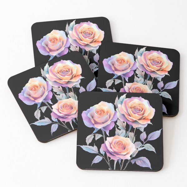 Item preview, Ethereal Gradient Roses designed and sold by MysticCanvasAi.